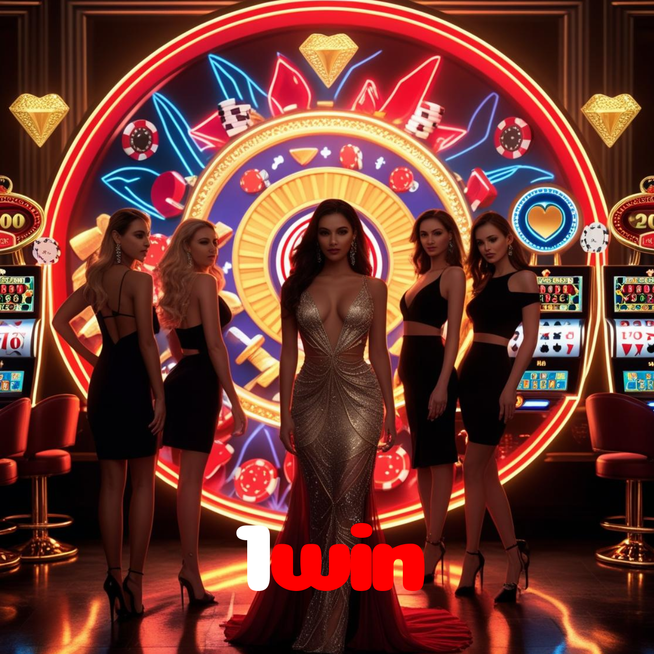 Explore a Diversão das Slots no 1win